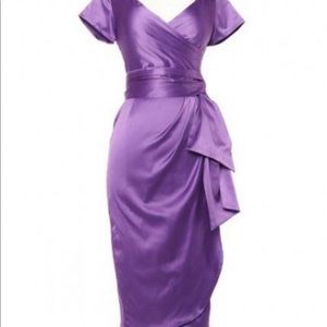 Pug 2x Ava dress lavender